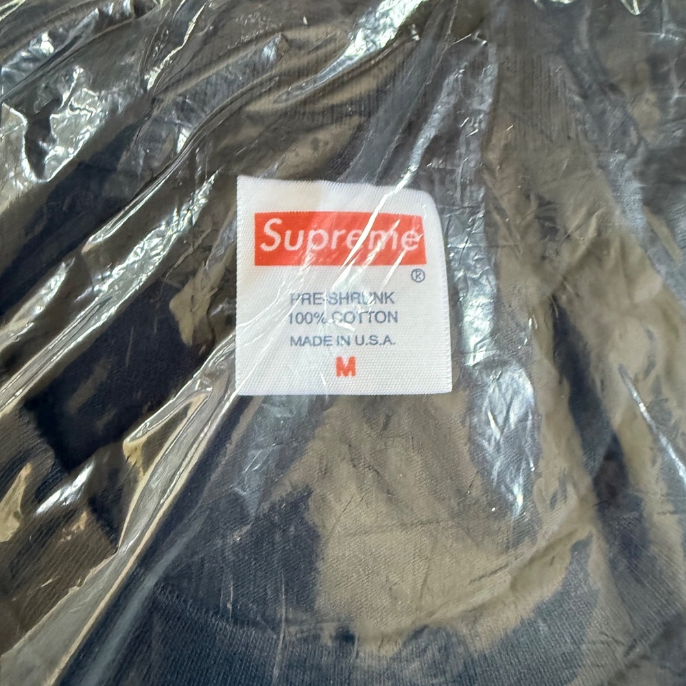 Supreme Sketch L/S Tee Navy - Picture 3 of 5